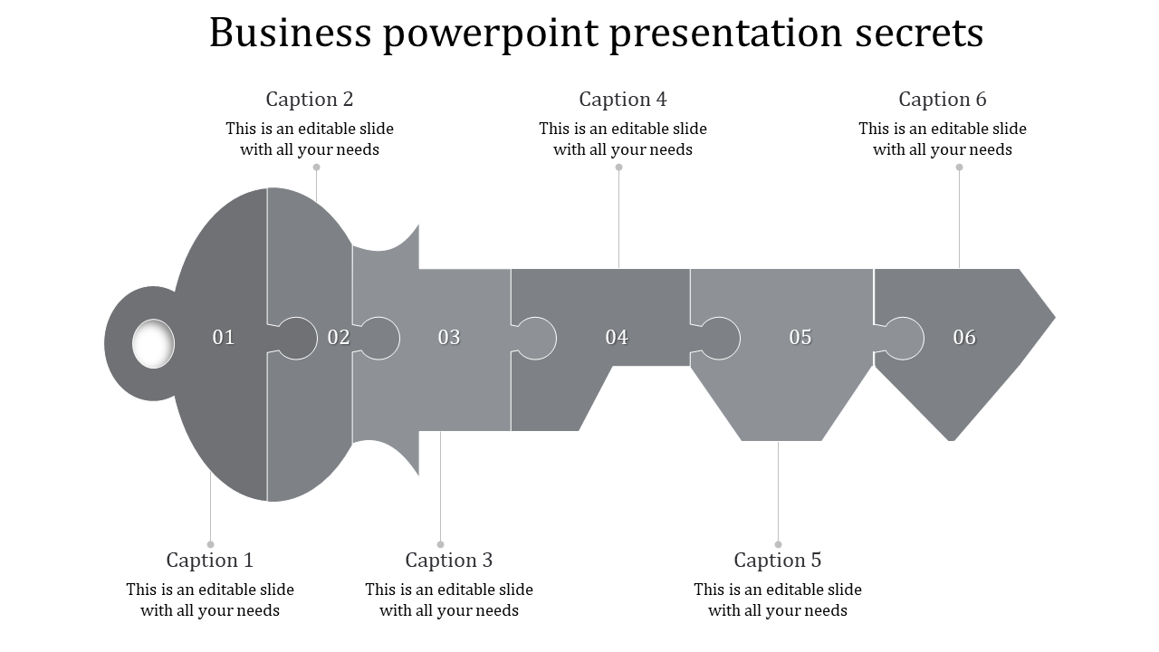business powerpoint presentation-grey